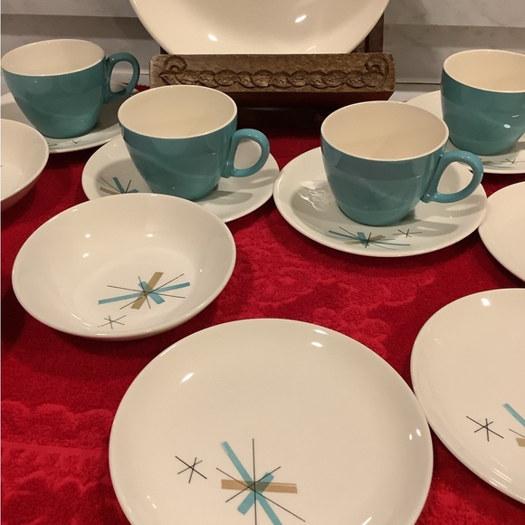 Mid-Century Modern Atomic Starburst, Hopscotch Salem North Star lot of 15, 1960 - Picture 7 of 13